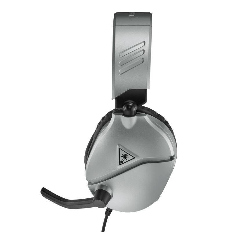 Headset Turtle Beach Recon 70 pro PC, PS4, Xbox One, Nintendo stříbrný