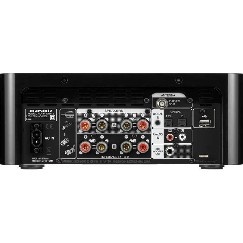 Mikrosystém MARANTZ MCR412 černý