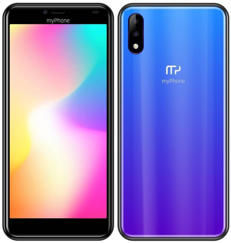 Mobilní telefon myPhone Prime 4 Lite modrý