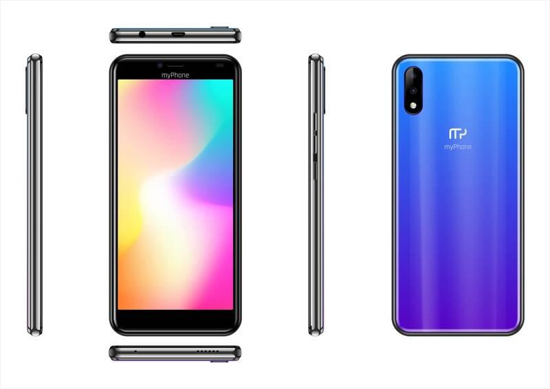 Mobilní telefon myPhone Prime 4 Lite modrý