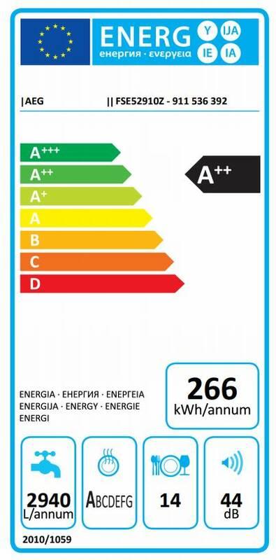 Myčka nádobí AEG Mastery FSE52910Z