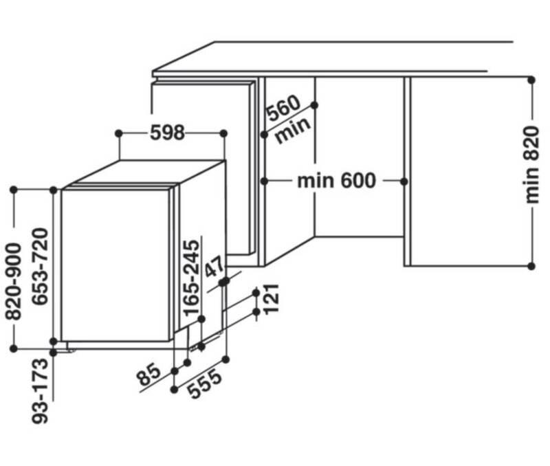 Myčka nádobí Whirlpool WIO 3T223 PFG E
