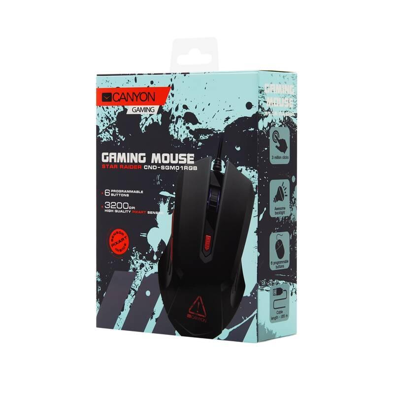 Myš Canyon Star Raider černá