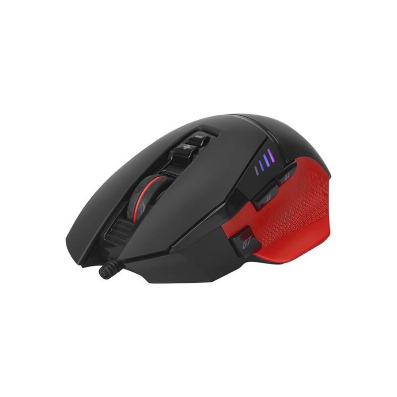Myš Marvo G981 černá červená