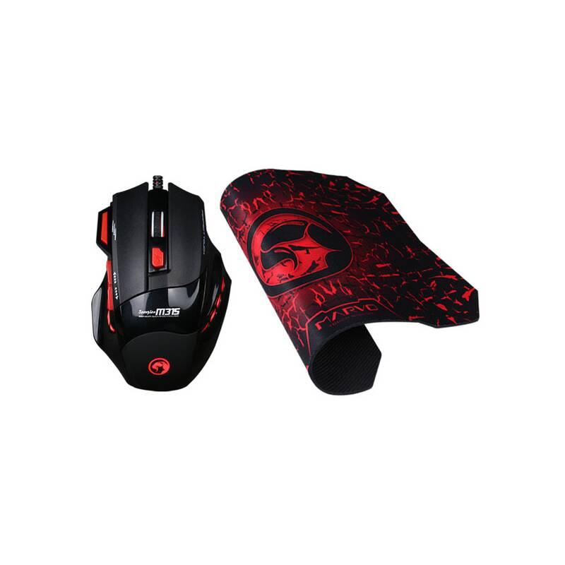 Myš Marvo M315 G1 podložka černá