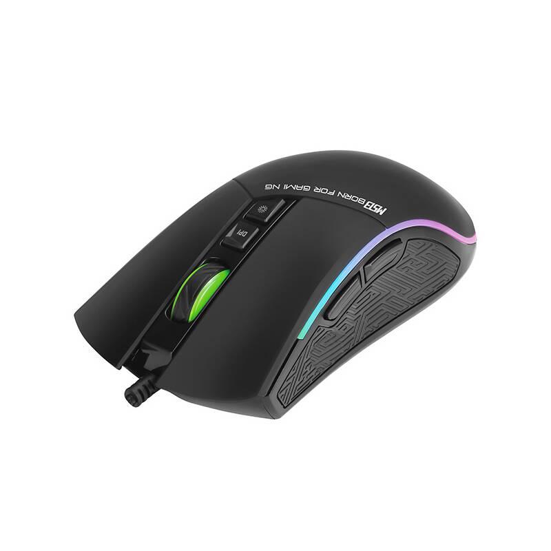 Myš Marvo M513 černá stříbrná