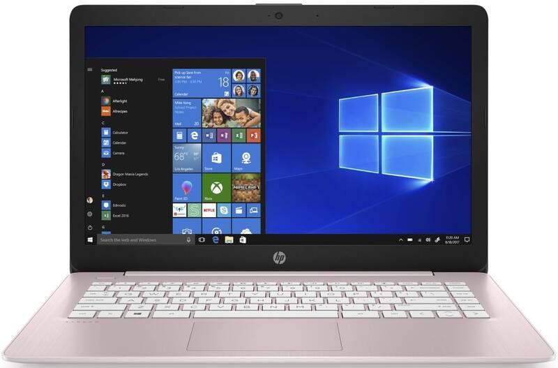 Notebook HP 14-ds0007nc růžový, bez operačního systému