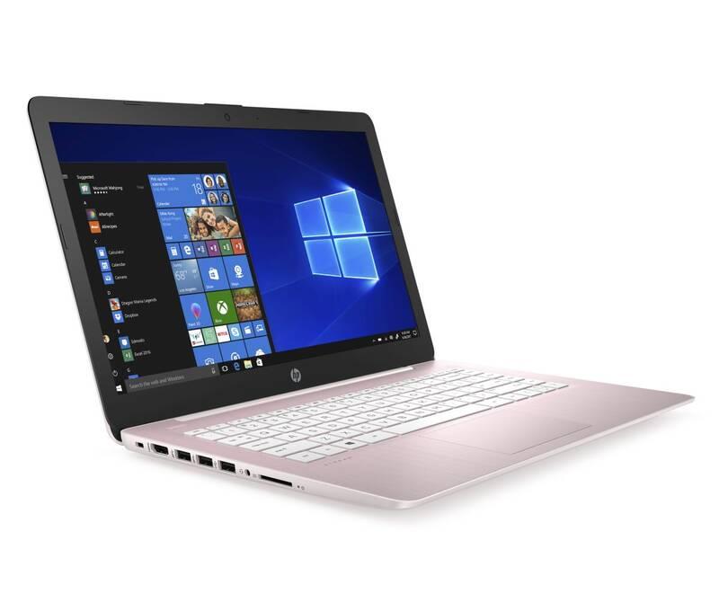 Notebook HP 14-ds0007nc růžový, bez operačního systému