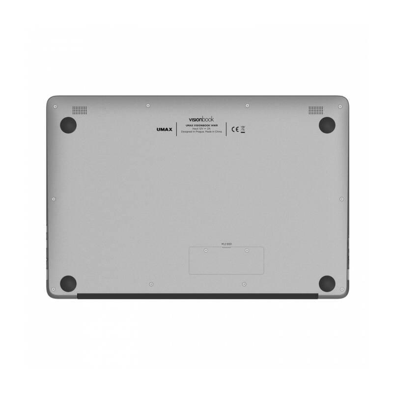 Notebook Umax VisionBook 14Wr Plus šedý