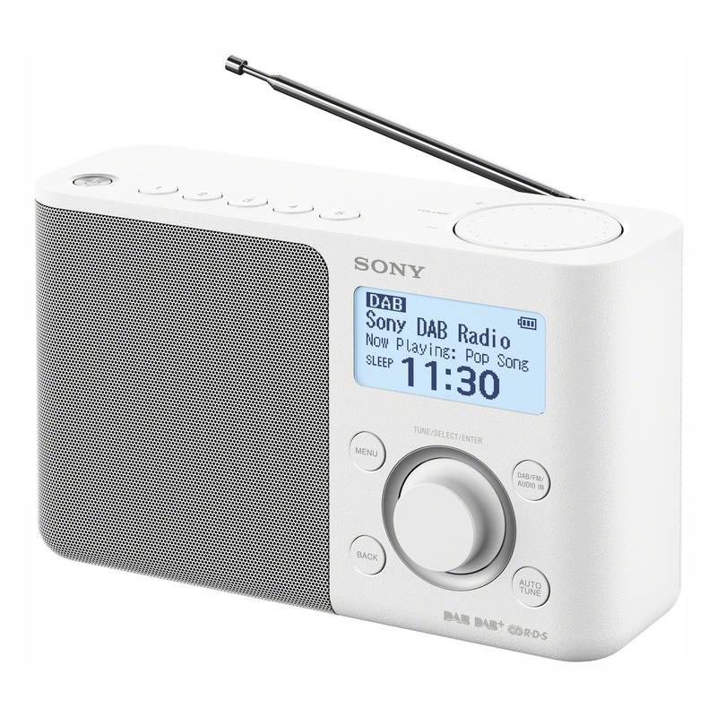 Radiopřijímač s DAB Sony XDR-S61DW bílý