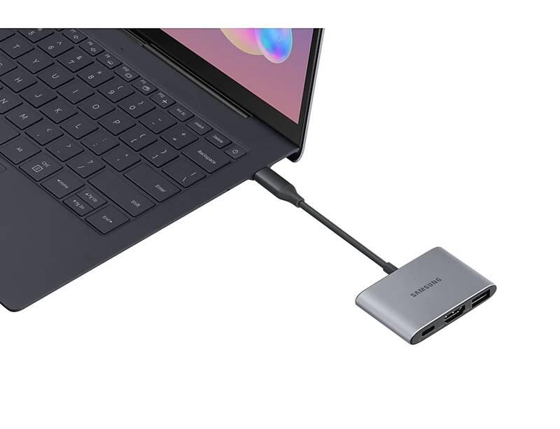Redukce Samsung USB-C USB, USB-C, HDMI šedá