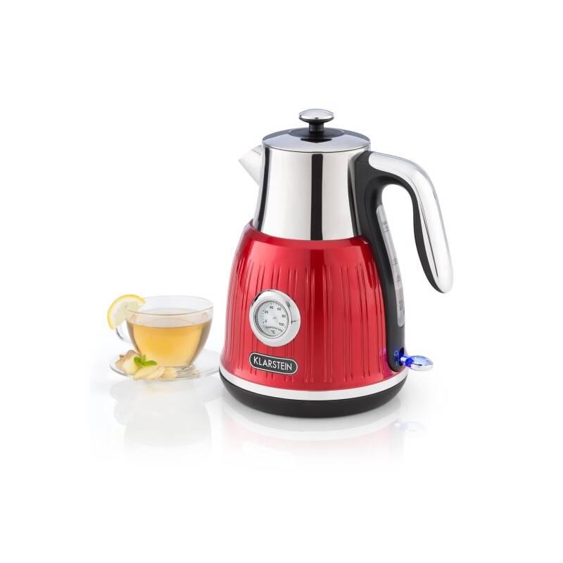 Rychlovarná konvice Klarstein Cancan červená