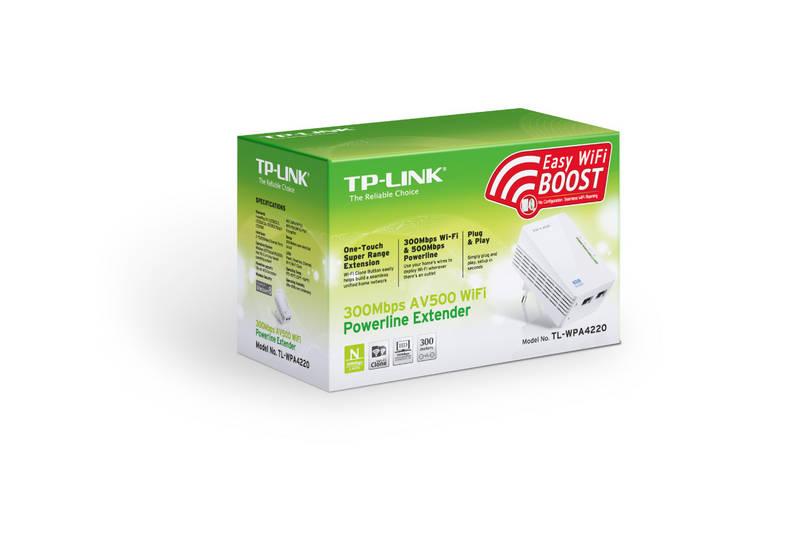 Síťový rozvod LAN po 230V TP-Link TL-WPA4220 WiFi N300, Síťový, rozvod, LAN, po, 230V, TP-Link, TL-WPA4220, WiFi, N300