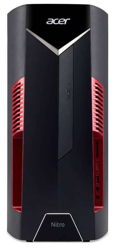 Stolní počítač Acer Nitro N50-600 černý červený, Stolní, počítač, Acer, Nitro, N50-600, černý, červený