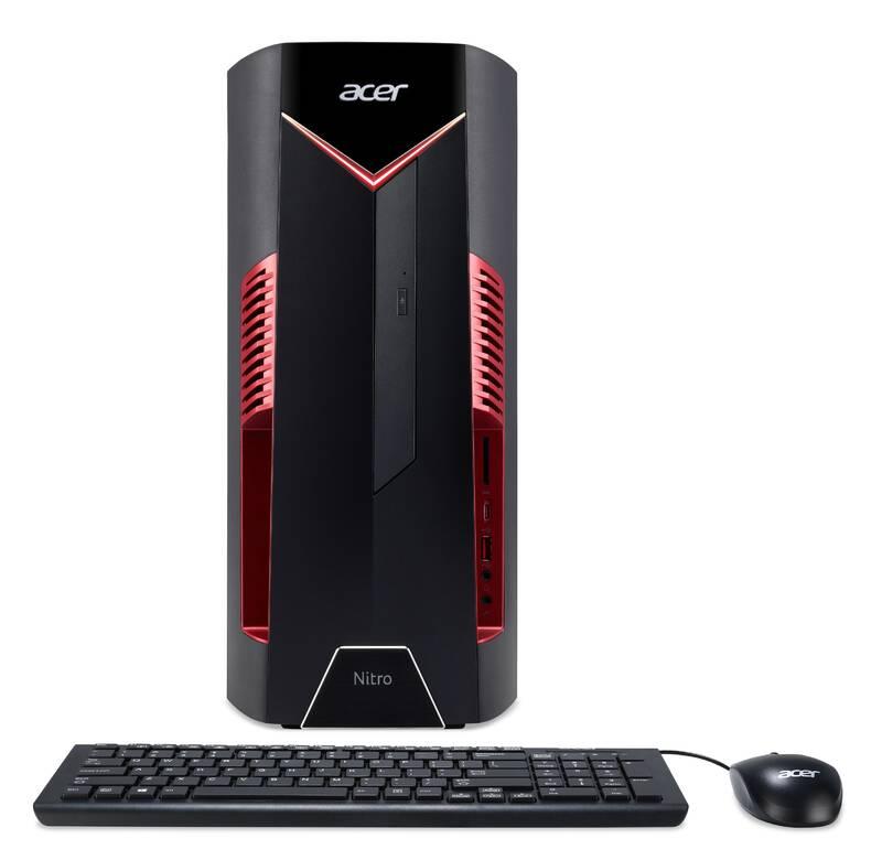 Stolní počítač Acer Nitro N50-600 černý červený