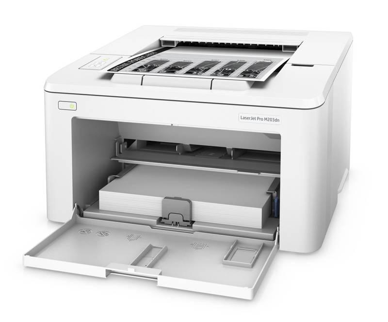 Tiskárna laserová HP LaserJet Pro M203dn bílá barva