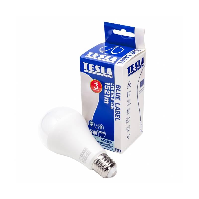 Žárovka LED Tesla klasik, 14W, E27, neutrální bílá