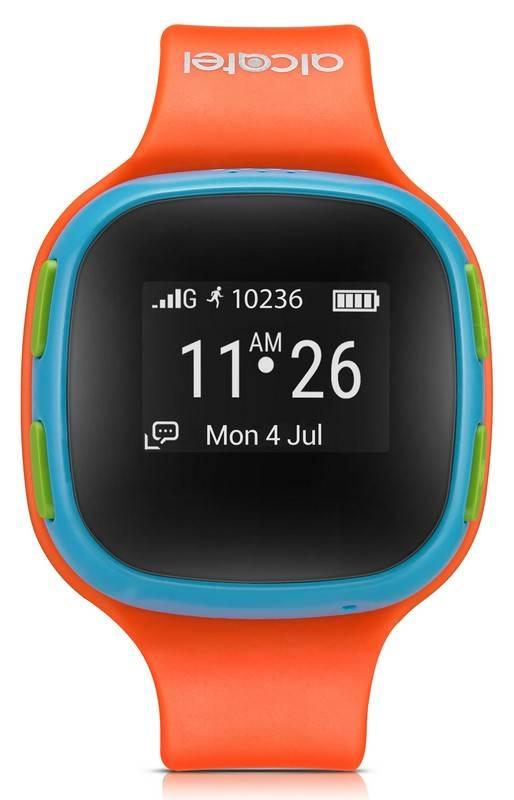 Chytré hodinky ALCATEL MOVETIME Track&Talk Watch modré oranžové, Chytré, hodinky, ALCATEL, MOVETIME, Track&Talk, Watch, modré, oranžové