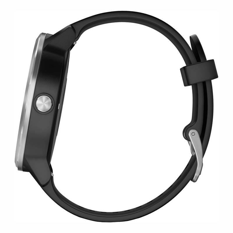 Chytré hodinky Garmin vívoActive3 Optic černé stříbrné