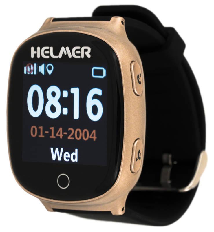 Chytré hodinky Helmer LK 705 dětské s GPS lokátorem bronzový