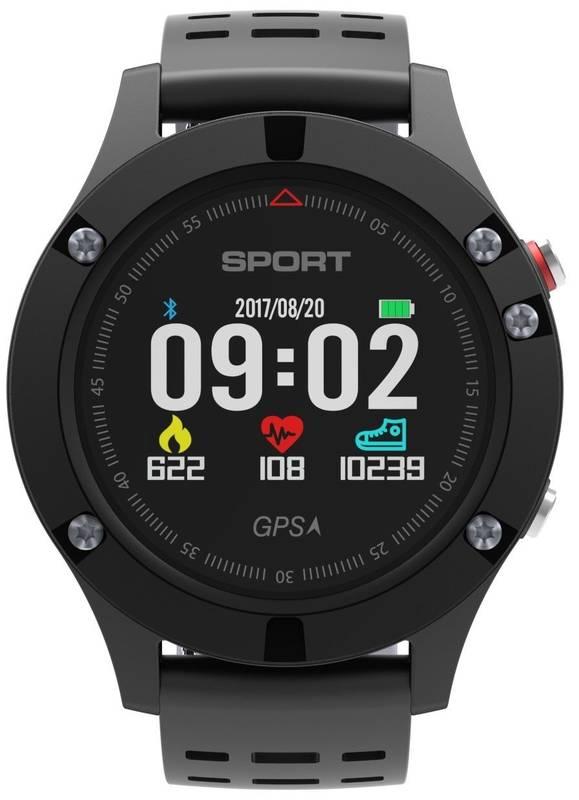 Chytré hodinky IMMAX SW8 černé šedé