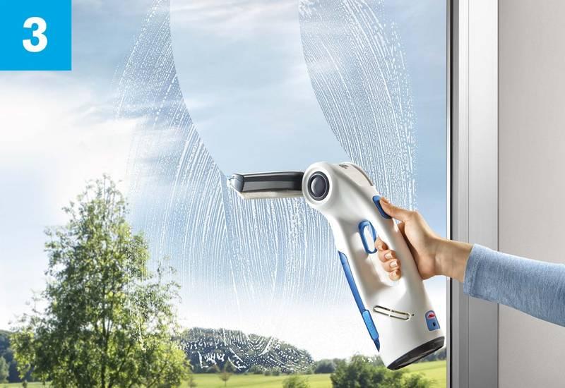 Čistič oken Dirt Devil DD400 bílý modrý