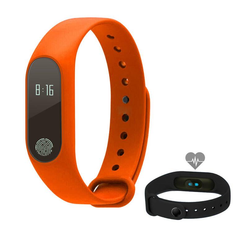 Fitness náramek Aligator M2 oranžové