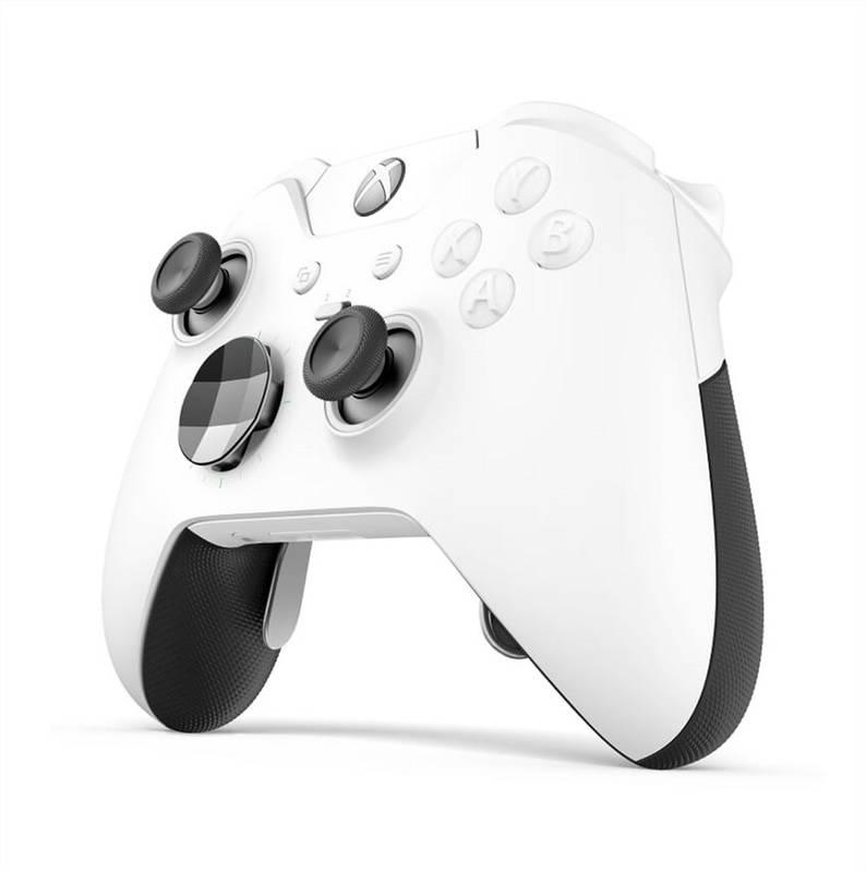 Gamepad Microsoft Xbox One Wireless - speciální bílá edice Elite, Gamepad, Microsoft, Xbox, One, Wireless, speciální, bílá, edice, Elite