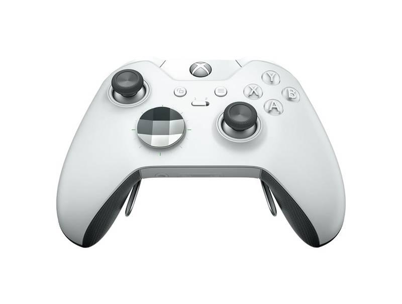 Gamepad Microsoft Xbox One Wireless - speciální bílá edice Elite