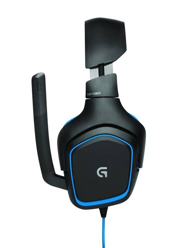 Headset Logitech Gaming G430 modrý