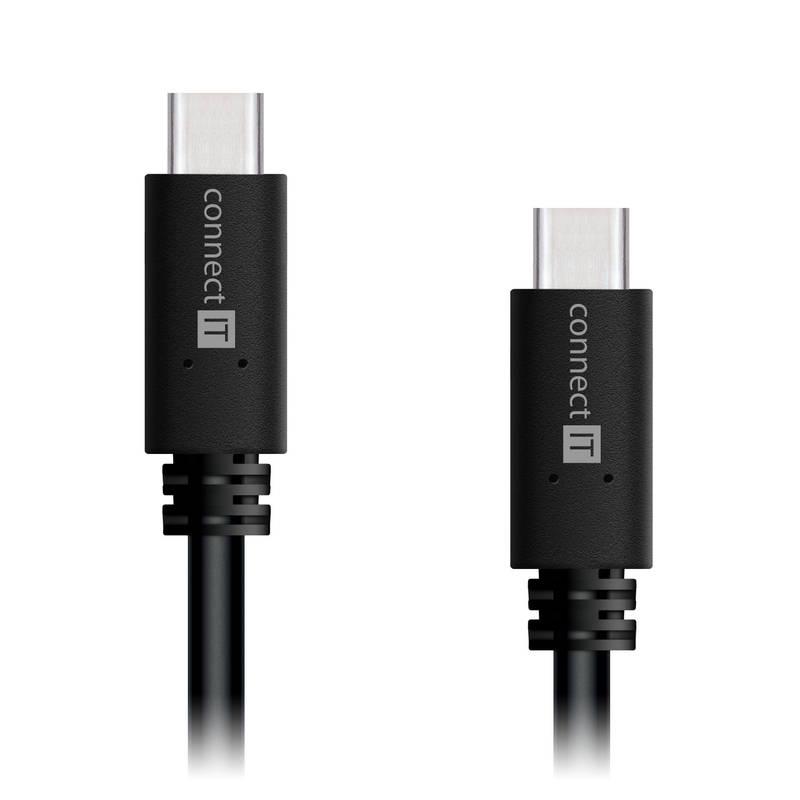 Kabel Connect IT Wirez USB-C USB-C, 1m černý