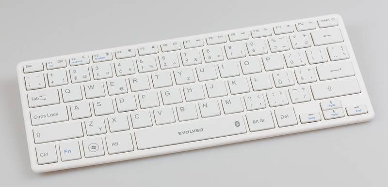Klávesnice Evolveo WK29W Bluetooth, CZ bílá