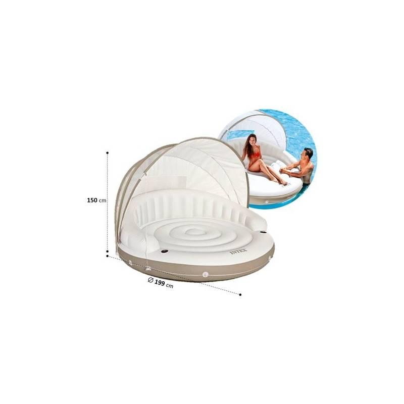 Lehátko nafukovací Intex Canopy Island 58292