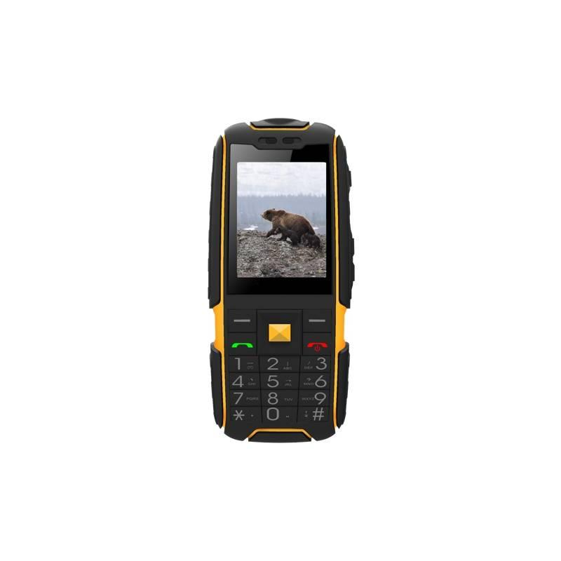 Mobilní telefon Aligator R20 eXtremo černý žlutý