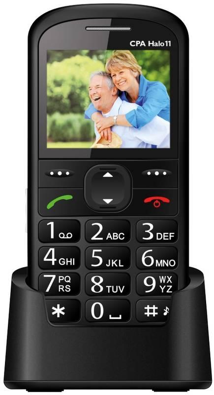 Mobilní telefon CPA Halo 11 černý, Mobilní, telefon, CPA, Halo, 11, černý