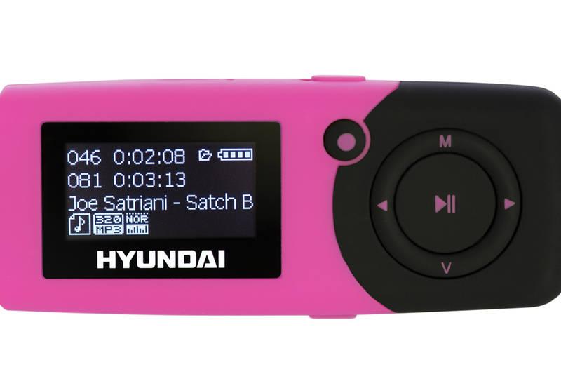 MP3 přehrávač Hyundai MP 366 GB4 FM P růžový