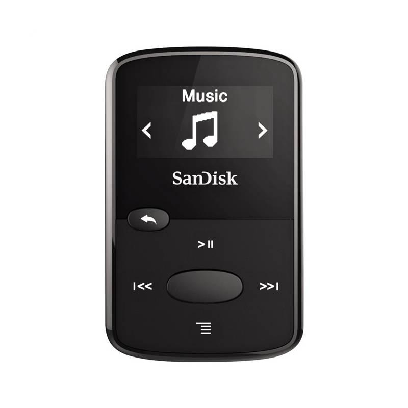MP3 přehrávač Sandisk Sansa Clip JAM 8 GB černý