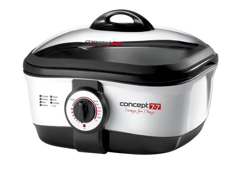 Multifunkční hrnec Concept CK7070 černá bílá