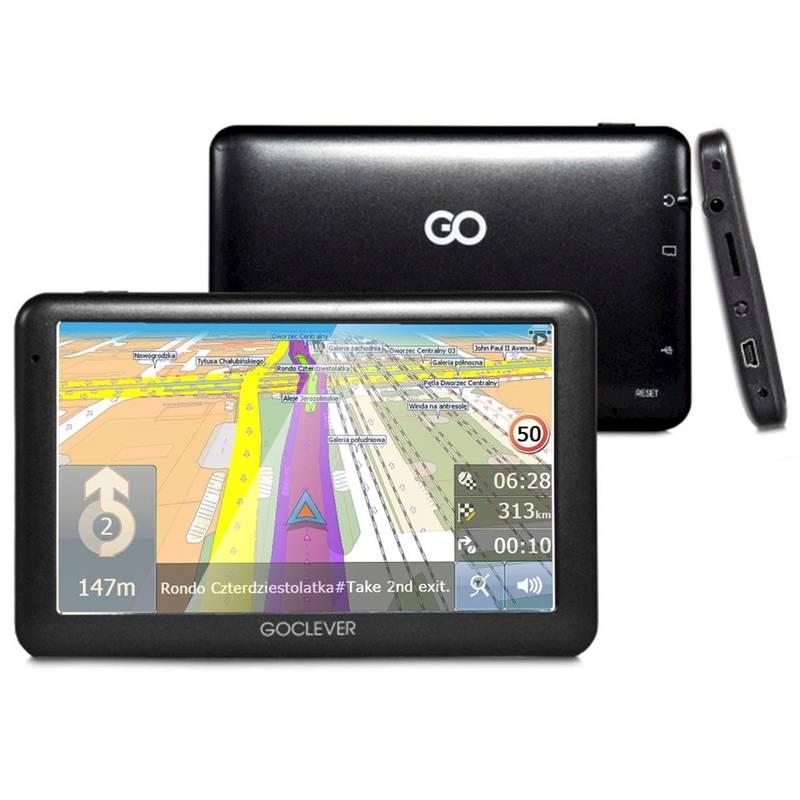 Navigační systém GPS GoClever Navio 2 540 MapFactor Lifetime černá
