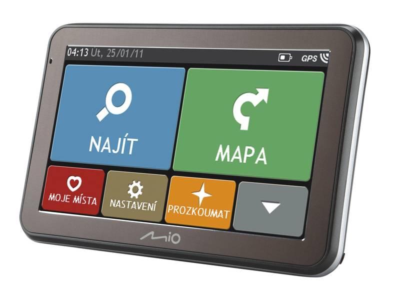 Navigační systém GPS Mio Spirit 7670 Full Europe Lifetime černá šedá