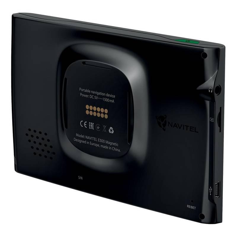 Navigační systém GPS Navitel E500 Magnetic, Lifetime černá