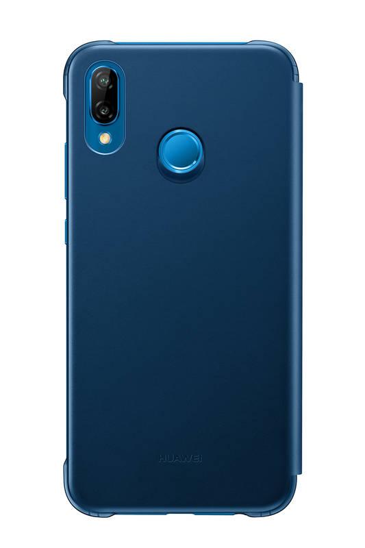 Pouzdro na mobil flipové Huawei Original Folio pro P20 Lite modré