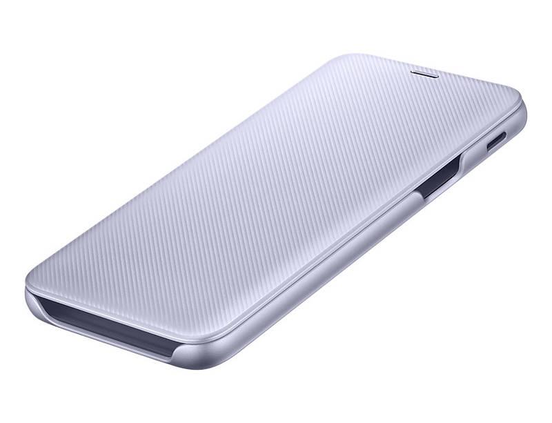 Pouzdro na mobil flipové Samsung Wallet Cover pro Galaxy J6 - levandulové