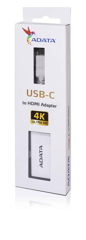 Redukce ADATA HDMI USB-C bílá