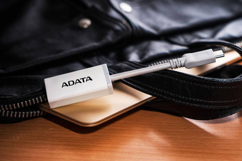 Redukce ADATA HDMI USB-C bílá, Redukce, ADATA, HDMI, USB-C, bílá