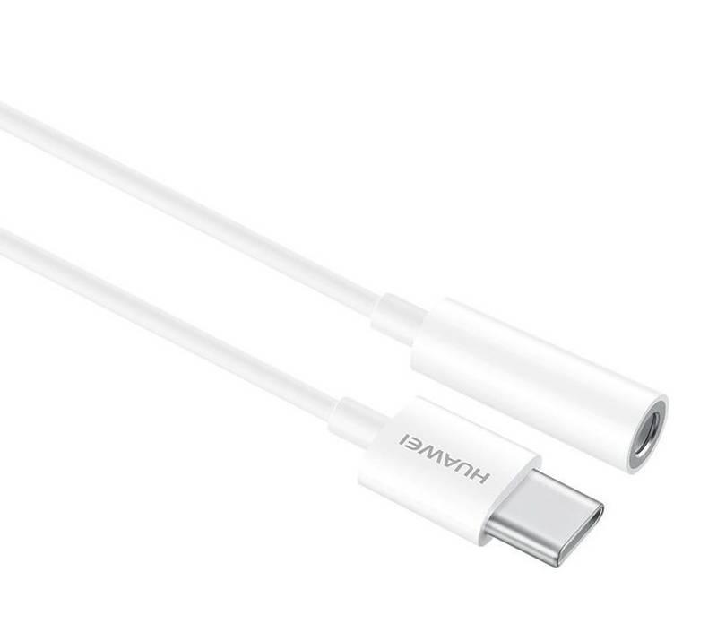 Redukce Huawei Jack 3,5mm USB-C bílá