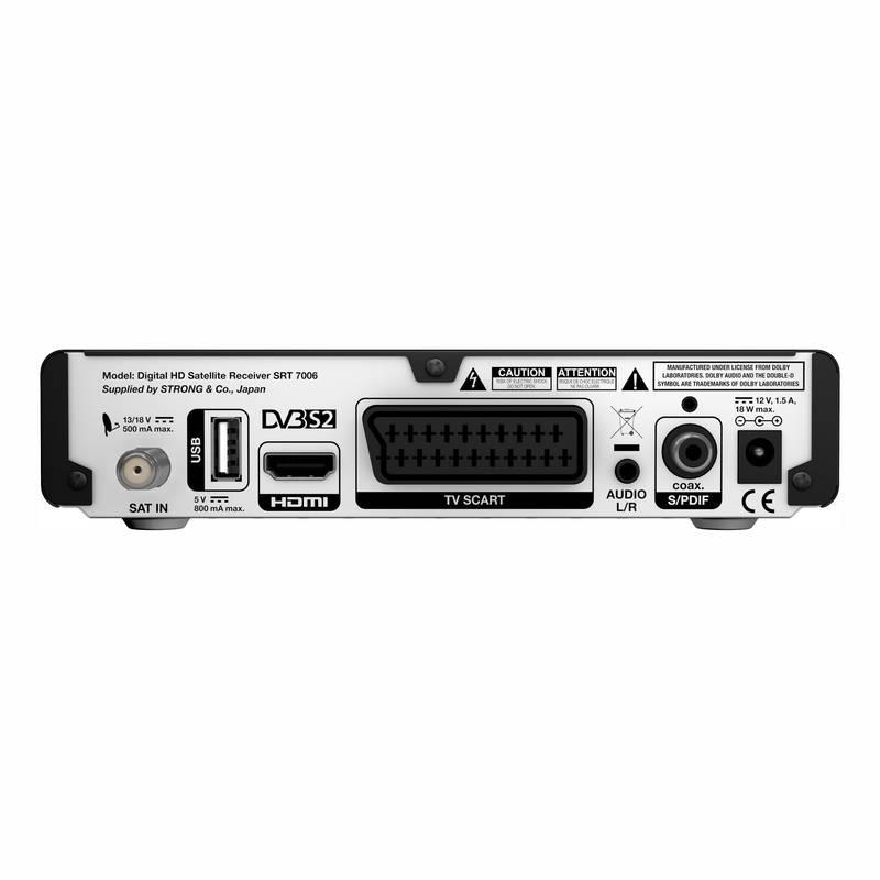 Satelitní přijímač Strong SRT 7006 černý