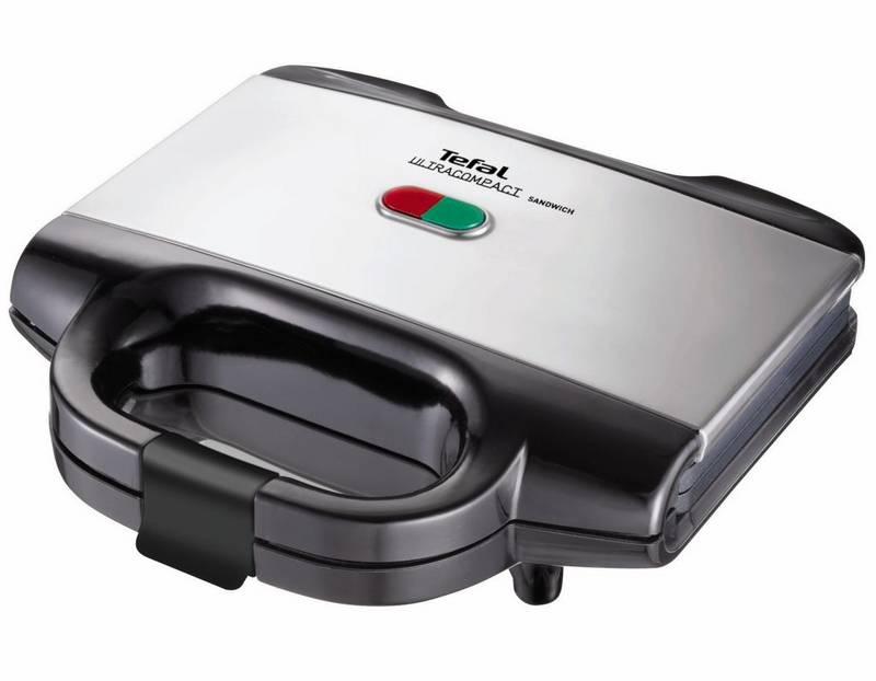 Sendvičovač Tefal Ultra Compact SM1552 černý nerez