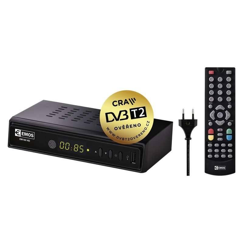 Set-top box EMOS EM180 HD černý