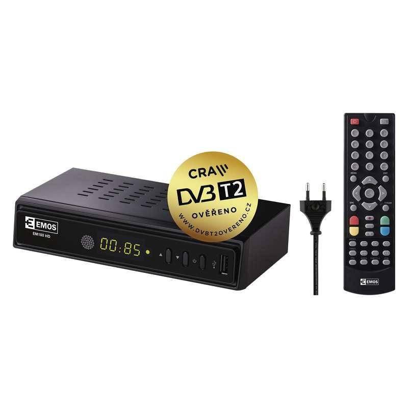 Set-top box EMOS EM180 HD černý